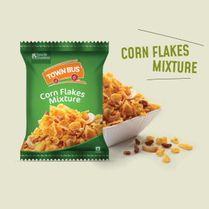 TOWN BUS CORN FLAKES MIXTURE 150G