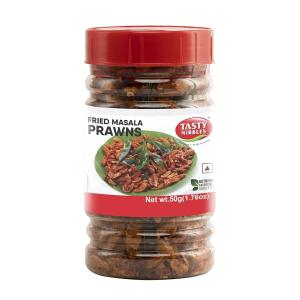 TASTY NIBBLES MASALA FRIED PRAWN 50GM JAR