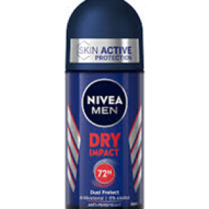 NIVEA ROLL ON DRY IMPACT MALE 50 ML