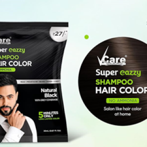 VCARE SUPER EAZZY SHAMPOO HAIR COLOR AND HAIR DYE - 20ML