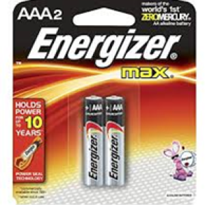 ENERGIZER MAX AAA BATTERY  2UN