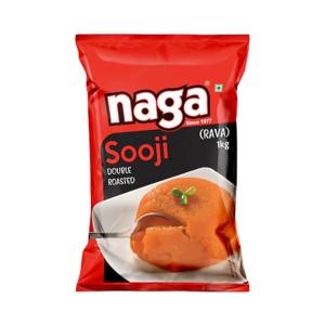 NAGA DOUBLE ROASTED RAVA SOOJI 1KG